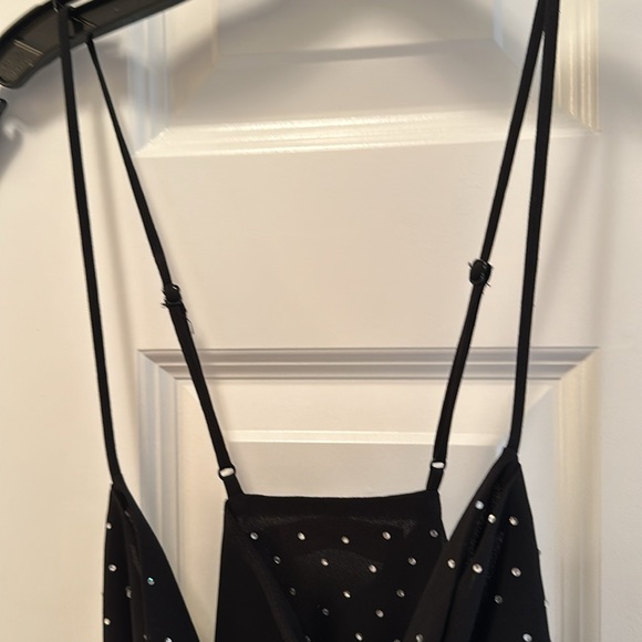 Bodysuit with rhinestones, adjustable straps in excellent condition - Picture 3 of 8